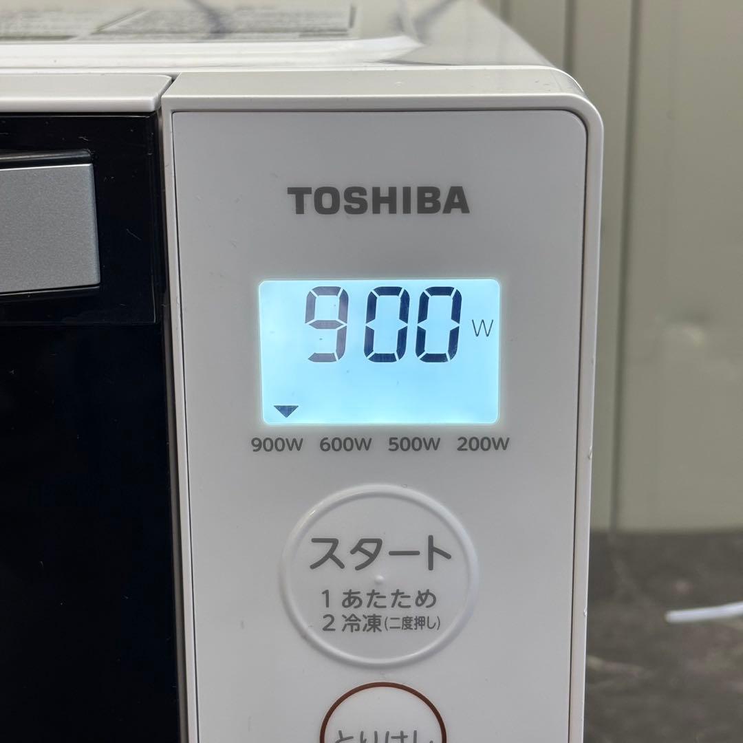 ω送料込！2024年製900W 東芝 フラット電子レンジ ER-S17Y（W）