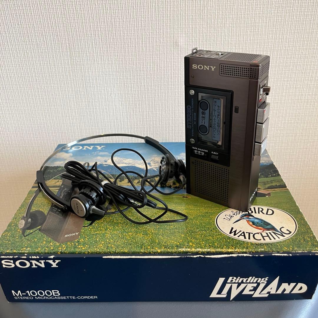 【超希少/未使用】SONY M-1000B マイクロカセットレコーダー