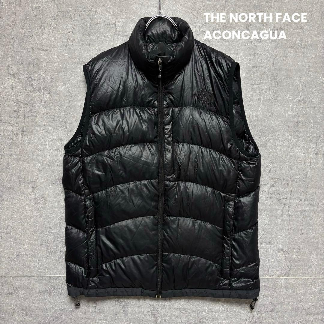 THE NORTH FACE アコンカグア ダウンベスト 黒 M