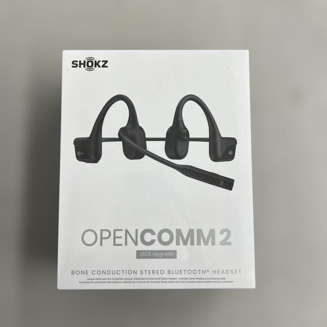 イヤホン 601199 Shokz OpenComm2 2025 Upgrade