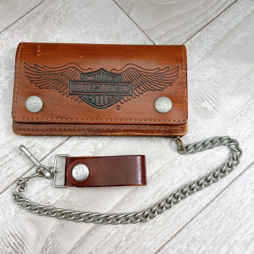 ミ*コ様 ハーレーダビッドソン Harley Davidson チェーン付レザー
