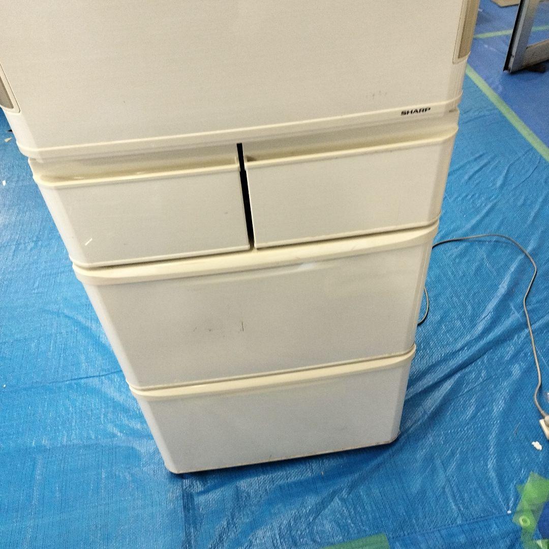 2014年製 シャープ SJ-PW42A-W 424L冷蔵庫 日本製 両開き