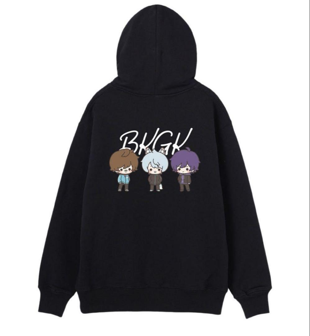 BKGK フーディー　L ブラック