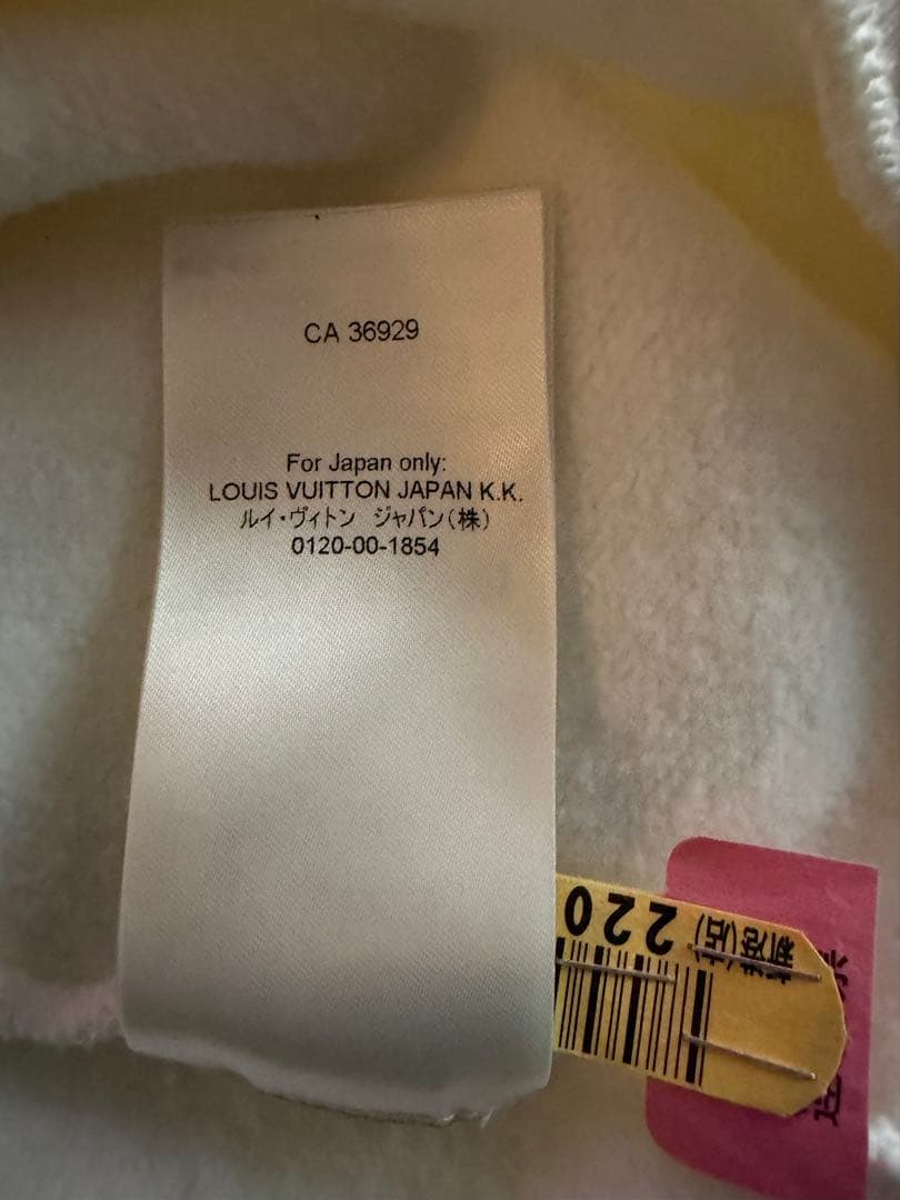 LOUISVUITTON ルイヴィトン シグネイチャー トレーナー　白　L