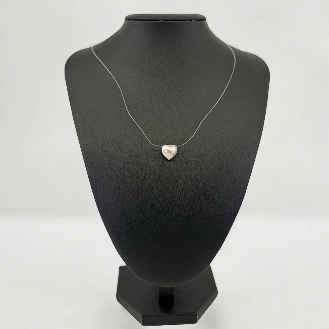 【極上】希少　タサキ　マベパール　K18 ペンダント　ハート　ネックレス