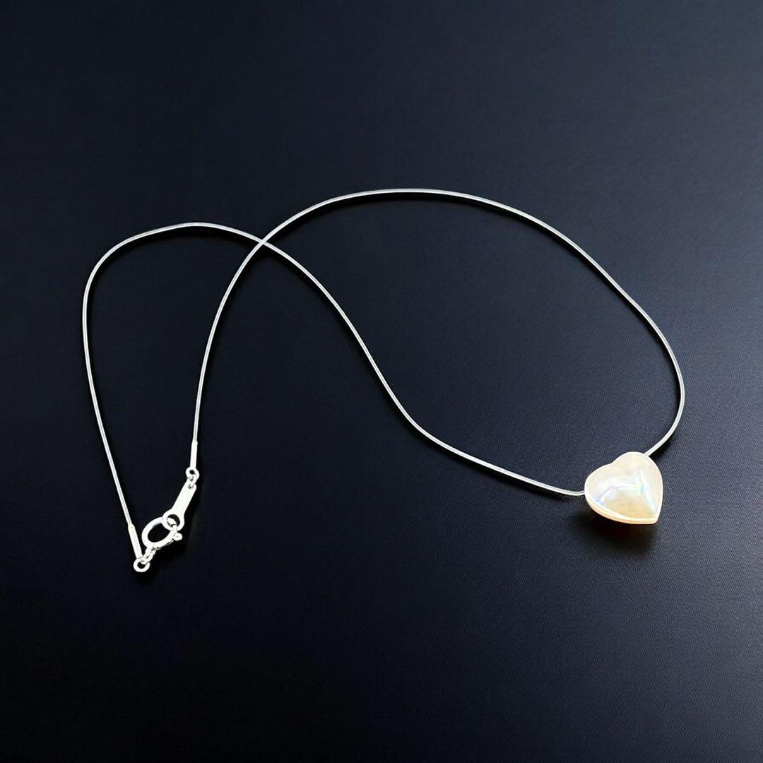 【極上】希少　タサキ　マベパール　K18 ペンダント　ハート　ネックレス