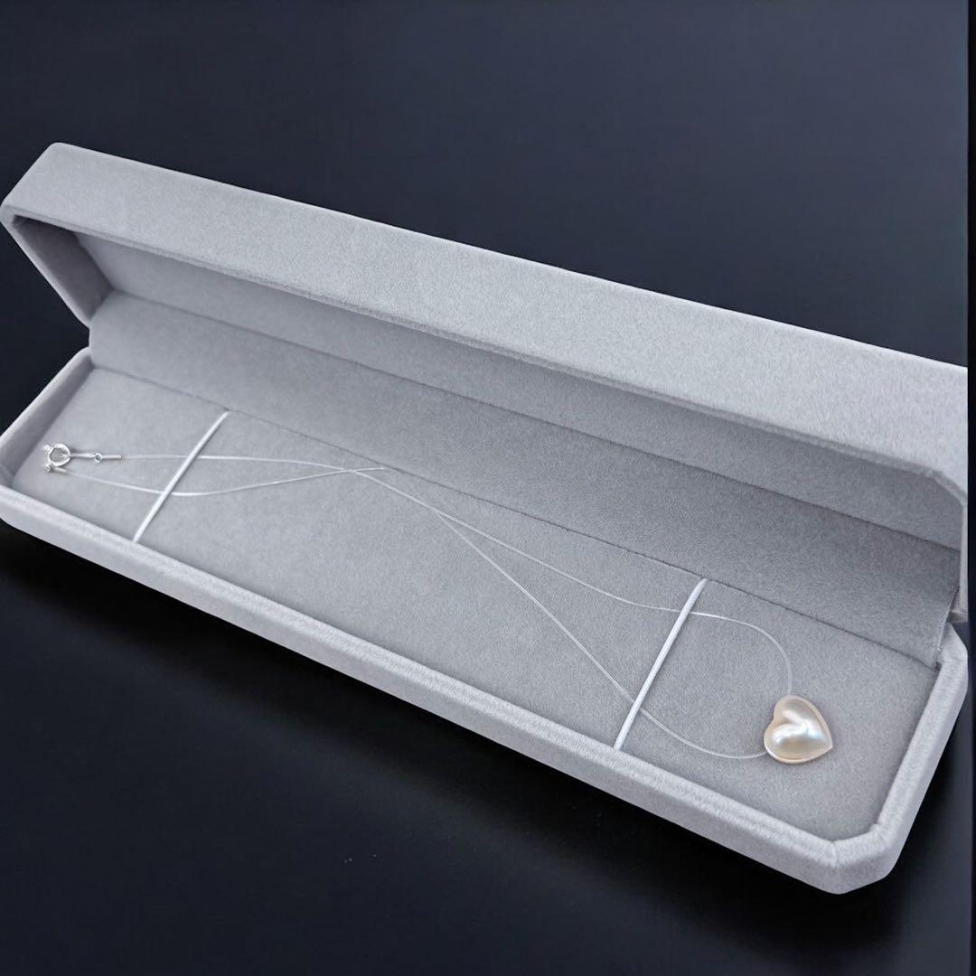 【極上】希少　タサキ　マベパール　K18 ペンダント　ハート　ネックレス