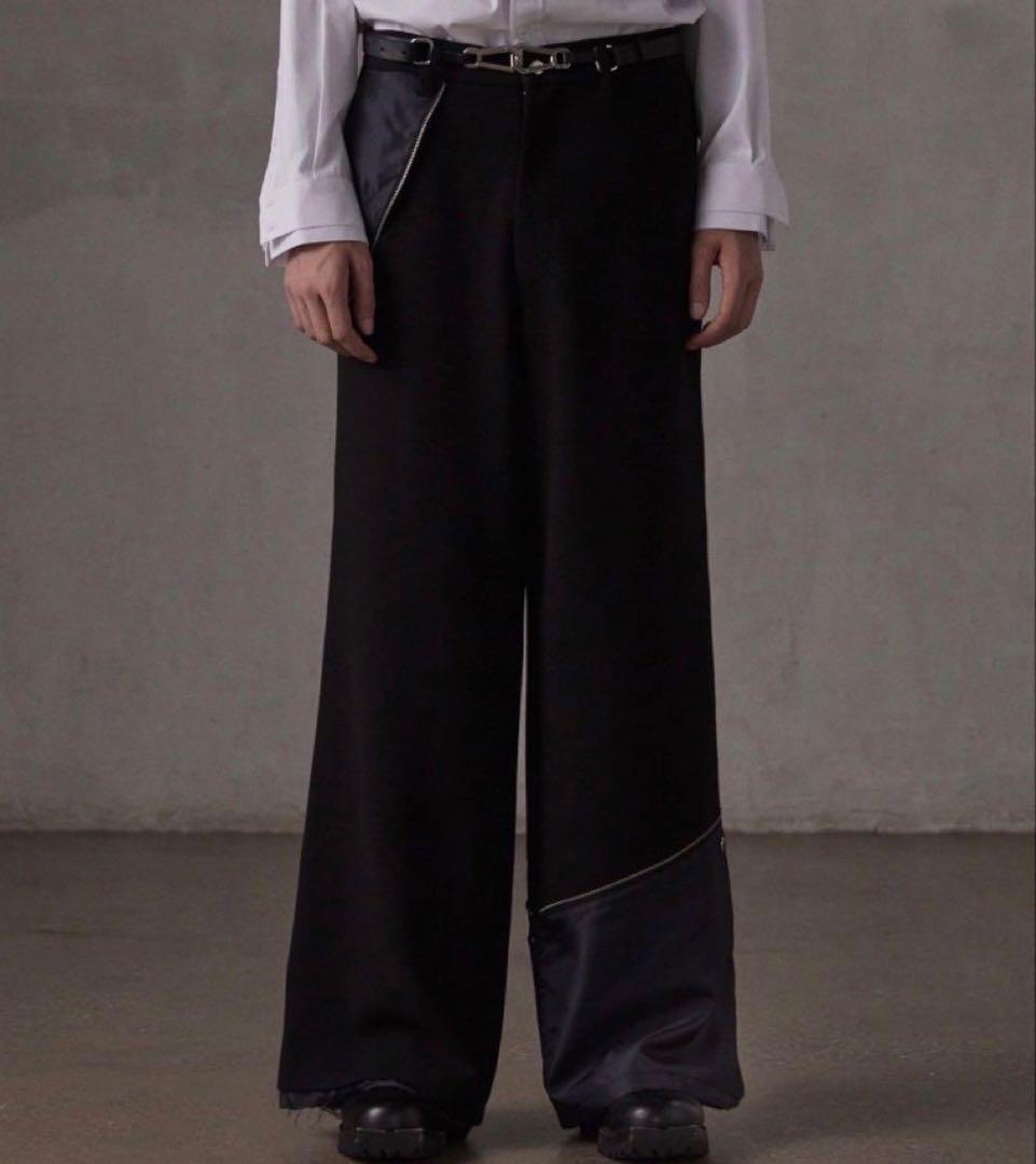 GRANCY リバース レイヤードデザイン スラックス