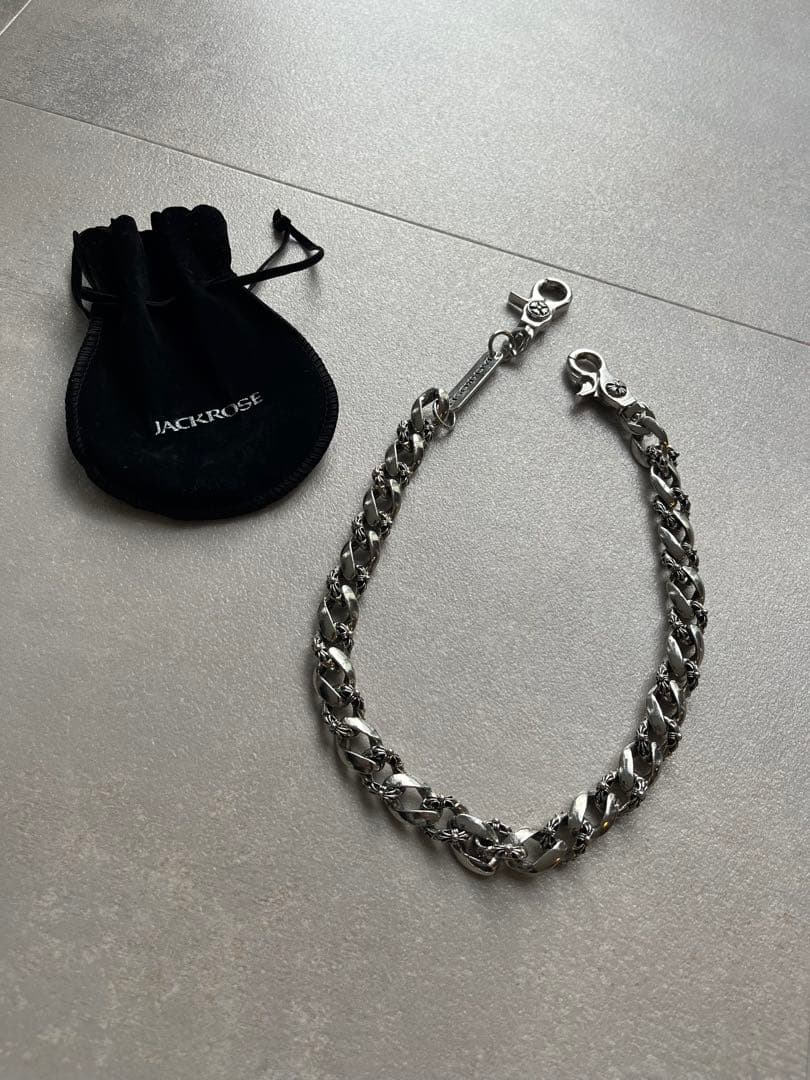 美品 JACKROSE ジャックローズ クロス ウォレットチェーン