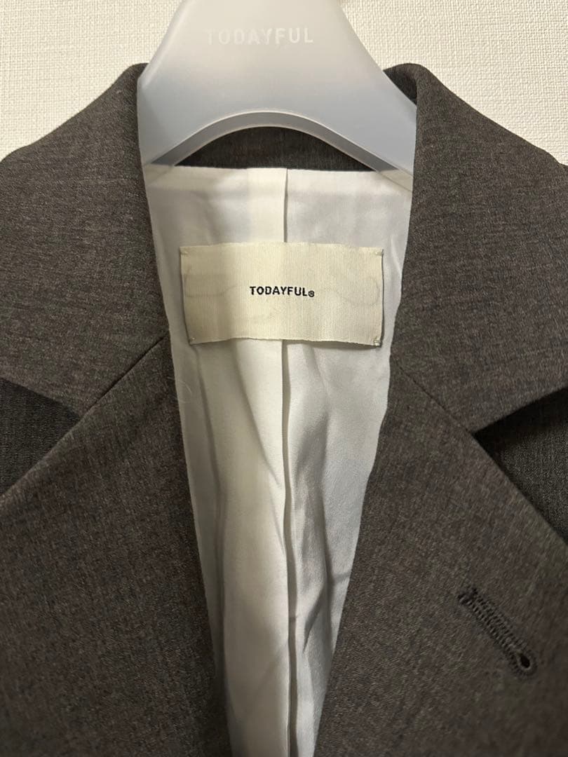 【タグ付】TODAYFUL トゥデイフル オーバーショルダージャケット 36