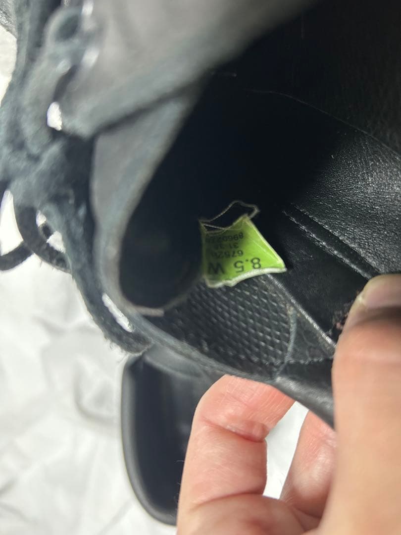 ティンバーランド　3アイ　ブラックレザーモカシンシューズ 8.5