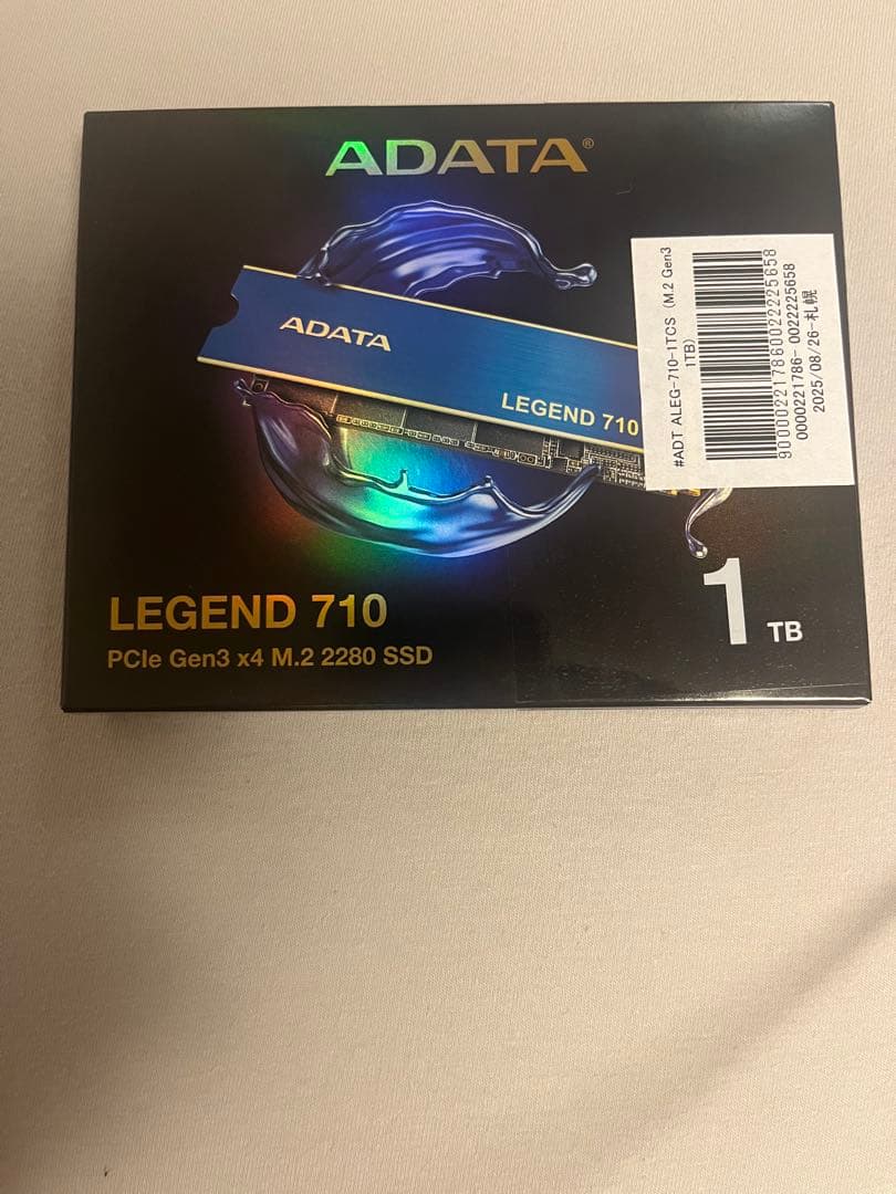 内蔵型SSD ADATA LEGEND 710 1TB M.2 SSD