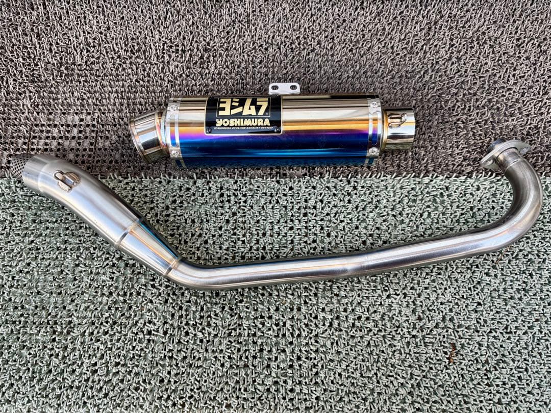 モンキー125 ヨシムラ GP-MAGNUM TYPE-DOWN チタンブルー