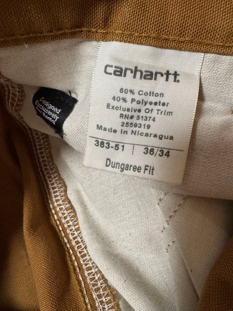 Carhartt ワークパンツ　ペインターパンツ　ペンキ　古着