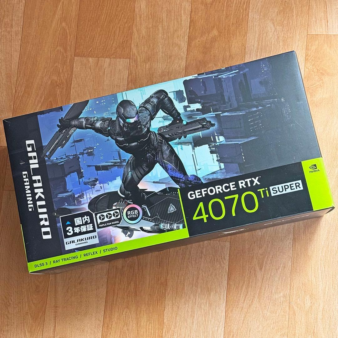 GALAKURO GeForce RTX 4070 Ti Super 美品