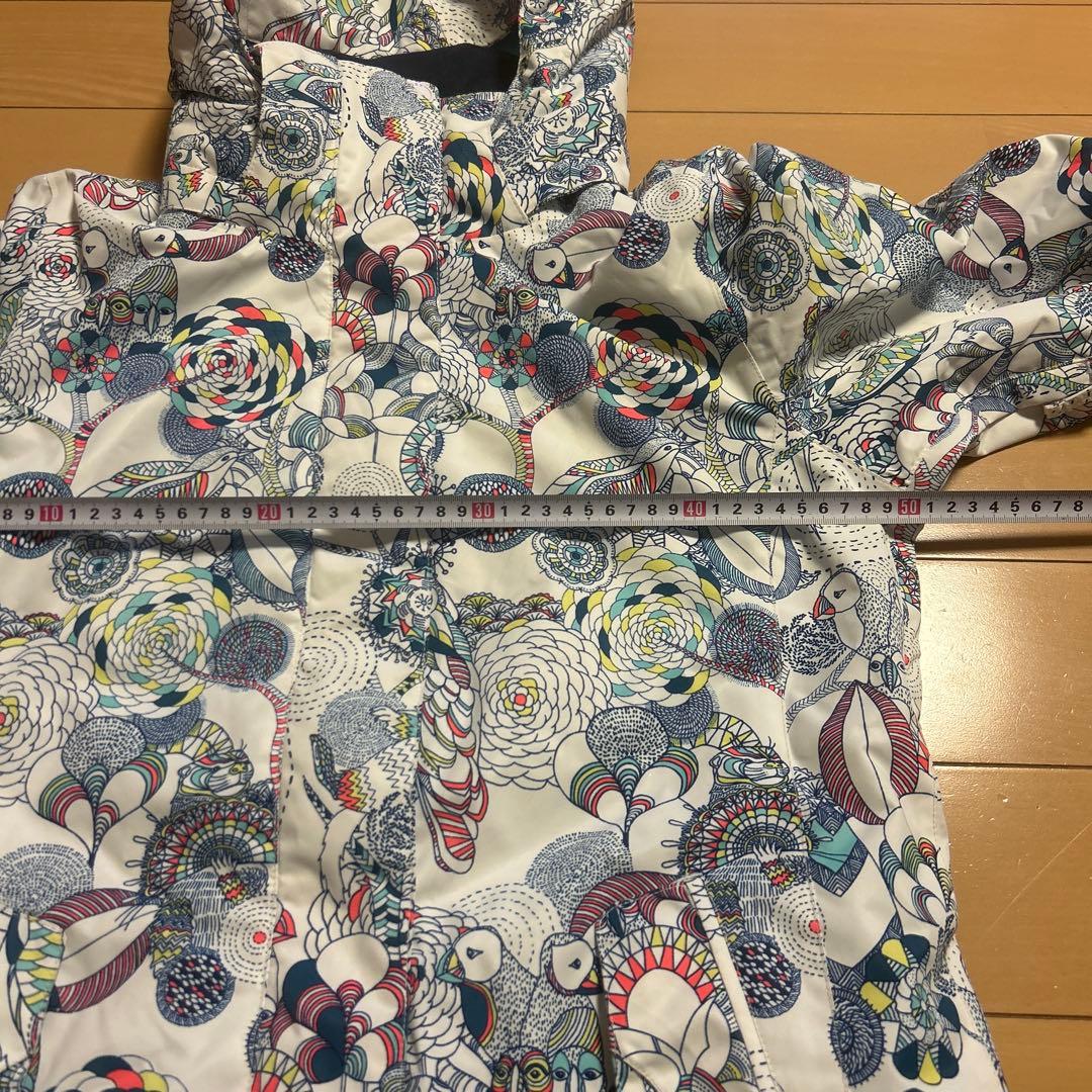 ウィンタースポーツ用花柄アウター　セットアップサイズS