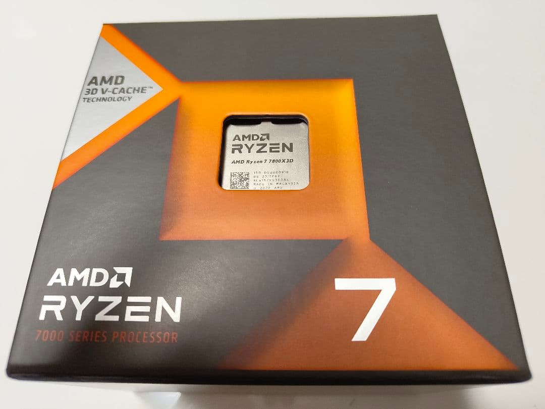 AMD Ryzen 7 7800X3D CPU 7000シリーズ ②