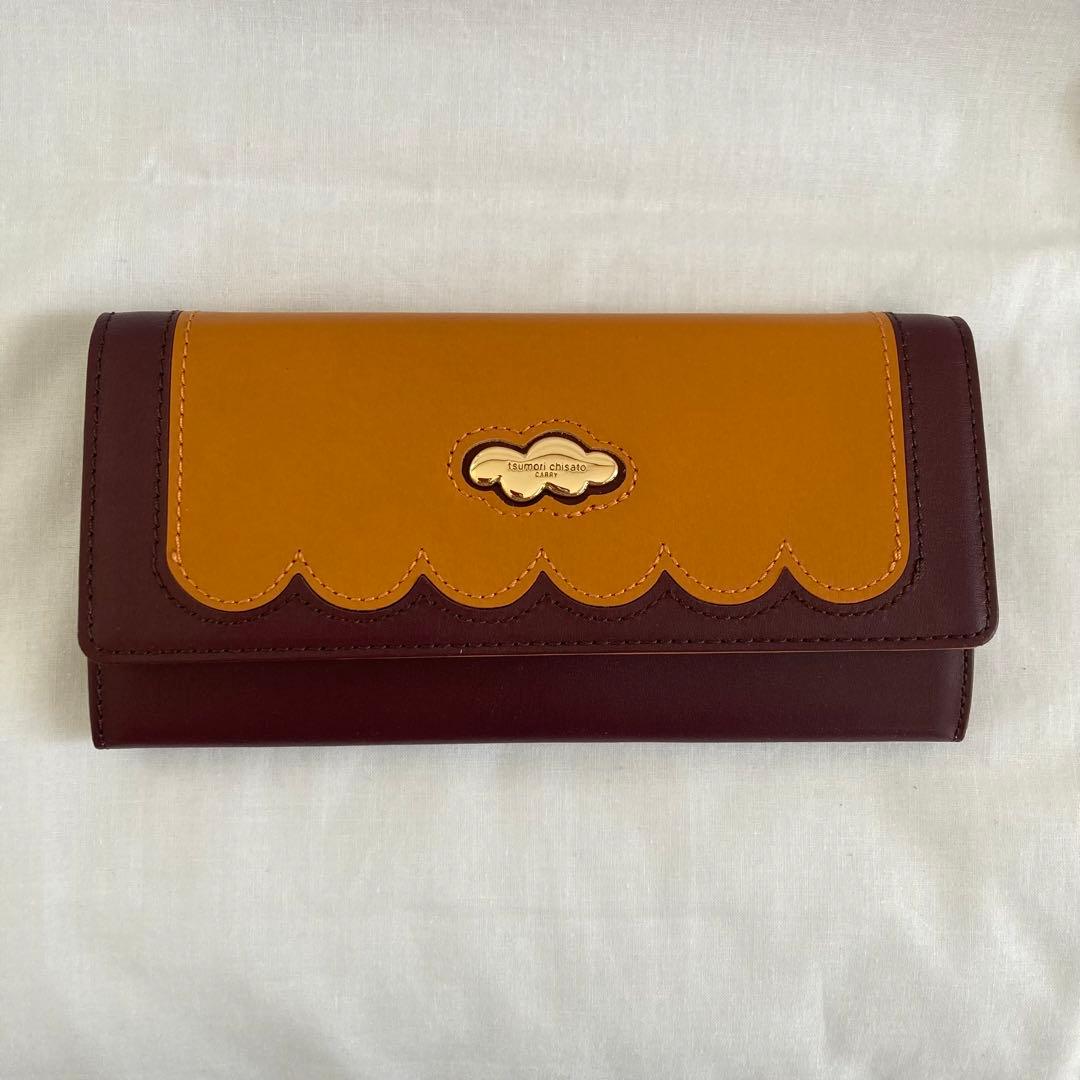 tsumori chisato CARRY スカラップコンビ 長財布 かぶせ