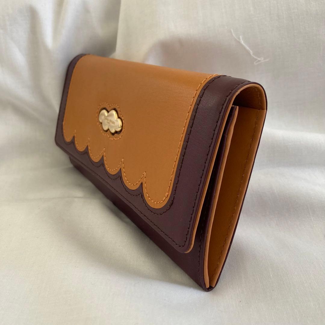 tsumori chisato CARRY スカラップコンビ 長財布 かぶせ