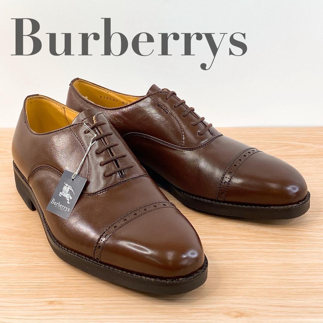 バーバリーズ ビジネスシューズ 革靴 靴 ブラウン サイズ 26.5㎝