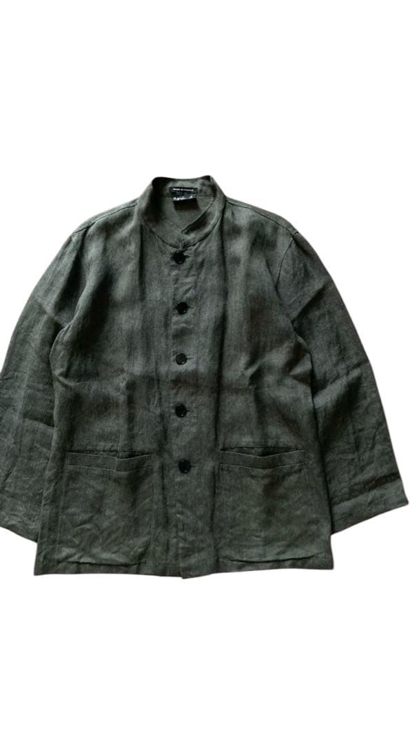 【フランス製 美品】agnes b. アニエスベー　スタンドカラージャケット