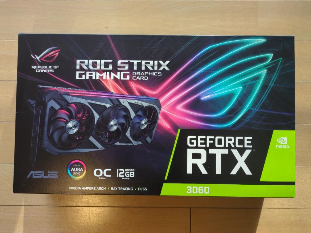 グラフィックボード・グラボ・ビデオカード Asus ROG Strix GeForce RTX 3060 OC 12GB