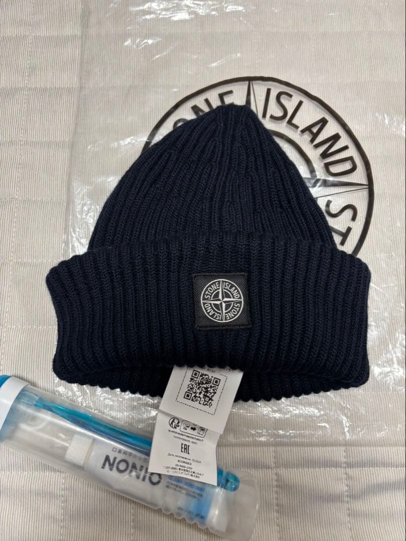 STONE  ネイビーニット帽