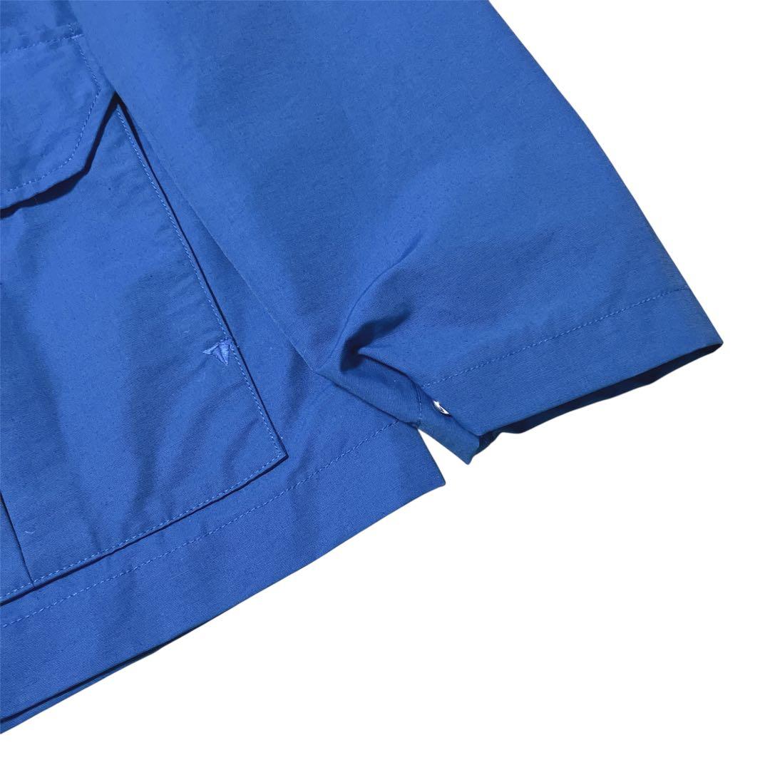 美品　ノースフェイスパープルレーベル　XL 青　マウンテンウインドカーディガン