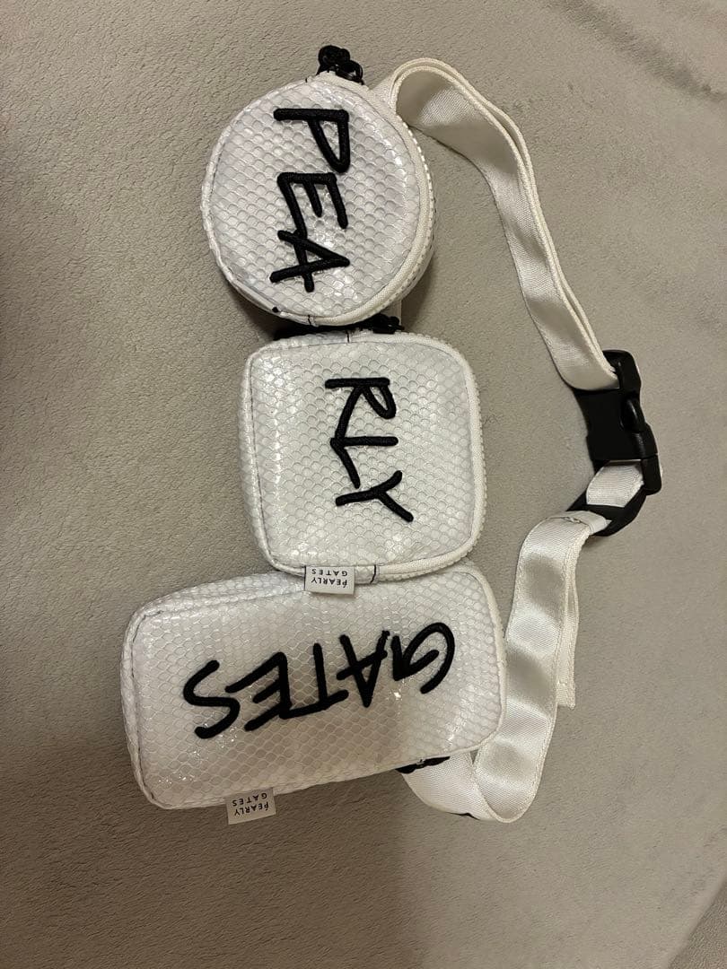 PEARLY GATES メッシュバッグ ホワイト