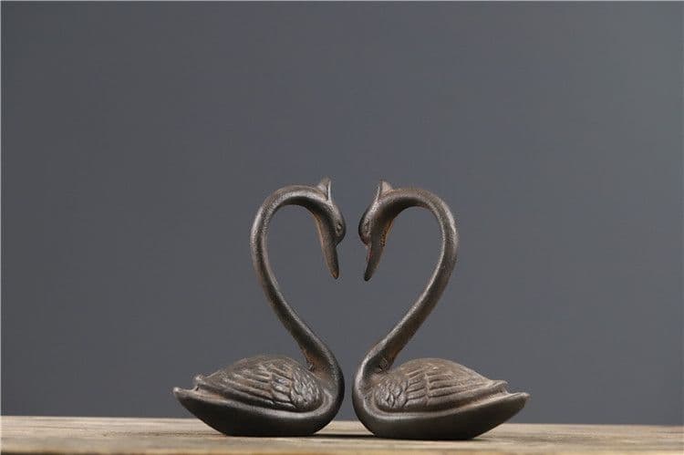 鉄器 白鳥 家 熱品 書道具 文房具 工芸品 美術品 コレクション 置物