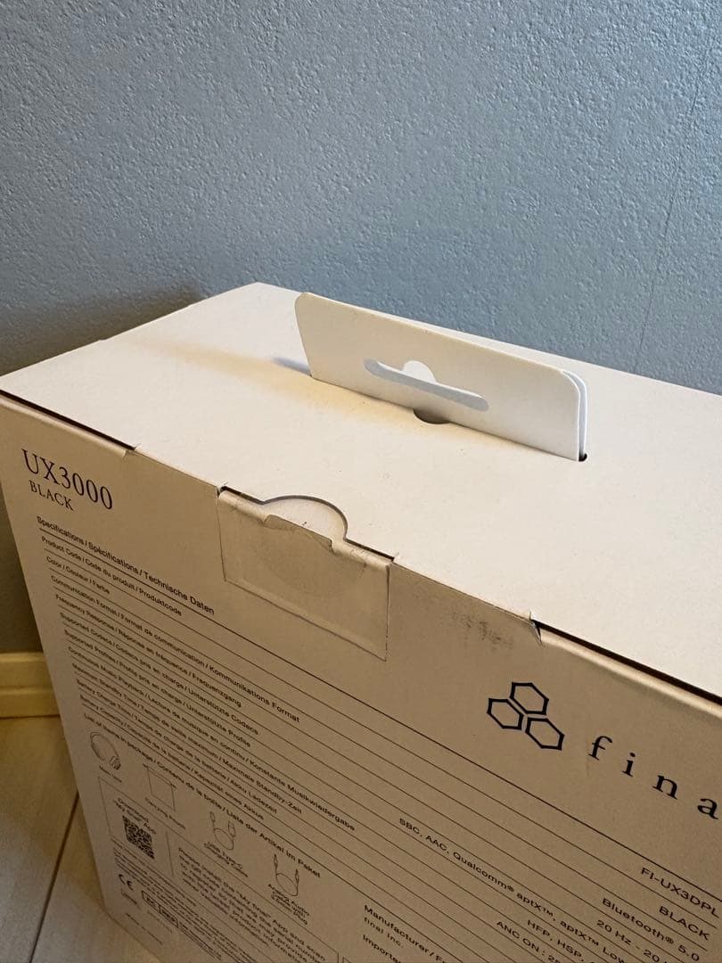 final UX3000 ブラック ヘッドホン/ヘッドフォン