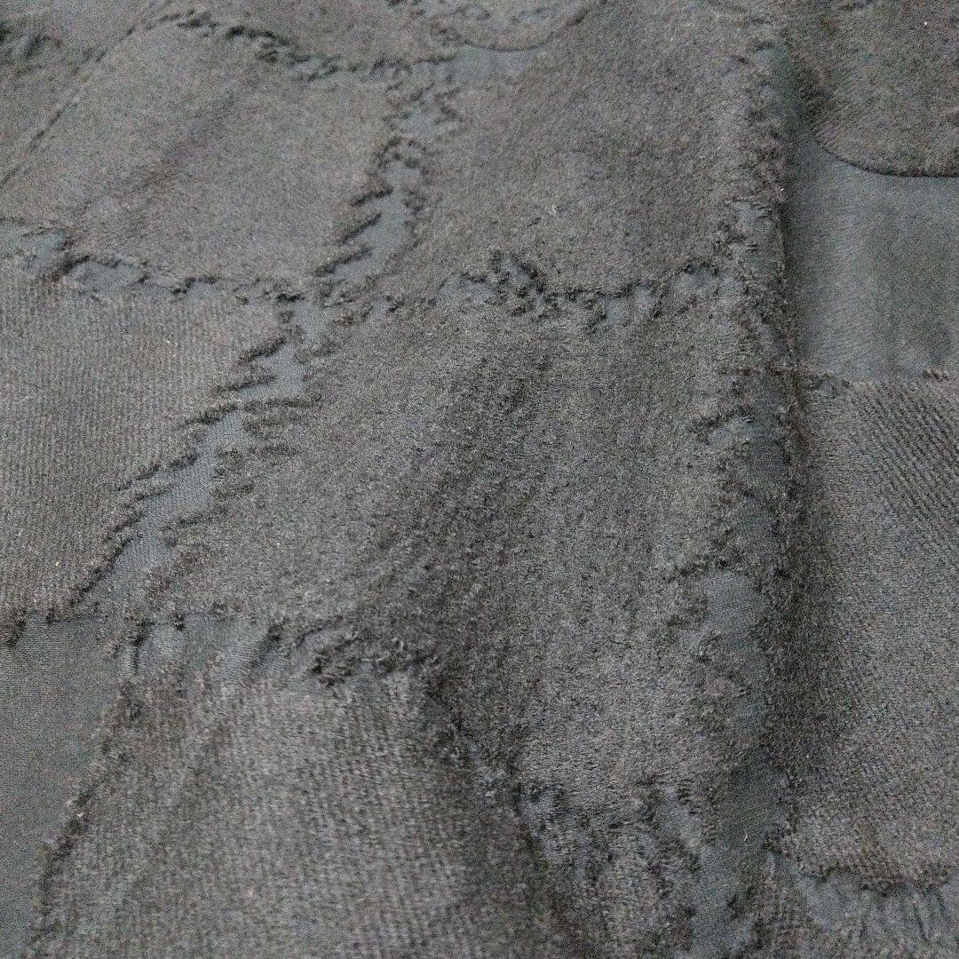 美品　慈雨　ワンピース　ウール　黒　L　センソユニコ