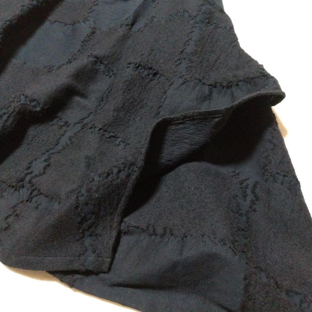 美品　慈雨　ワンピース　ウール　黒　L　センソユニコ