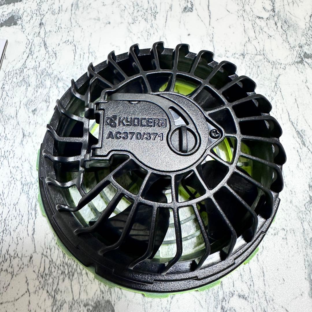 限定品 バートル ファン アシンメトリー イエロー　ライム AC371