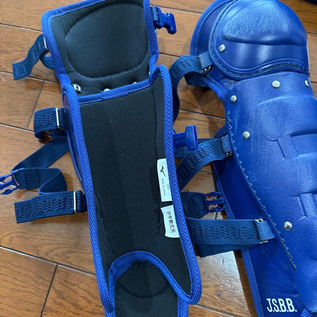 Mizuno キャッチャー防具セット 青