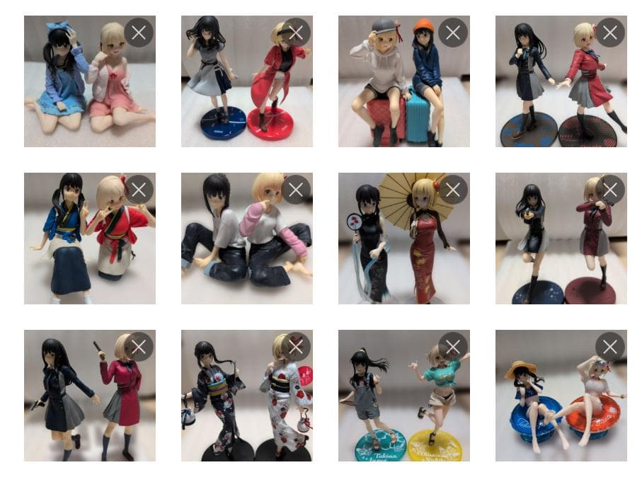 リコリコ　プライズフィギュアセット　24体