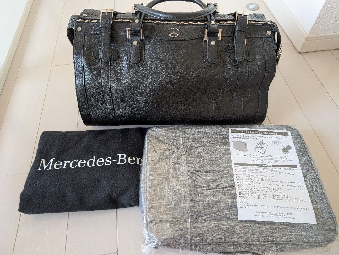 Mercedes-Benz♡ GOLD PFEILレザーボストンバッグ おまけ付