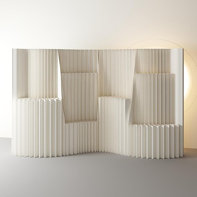 パーテーション間仕切り高さ2ｍ長さ2ｍ-3ｍ組立不要ついたて目隠し区切り屏風