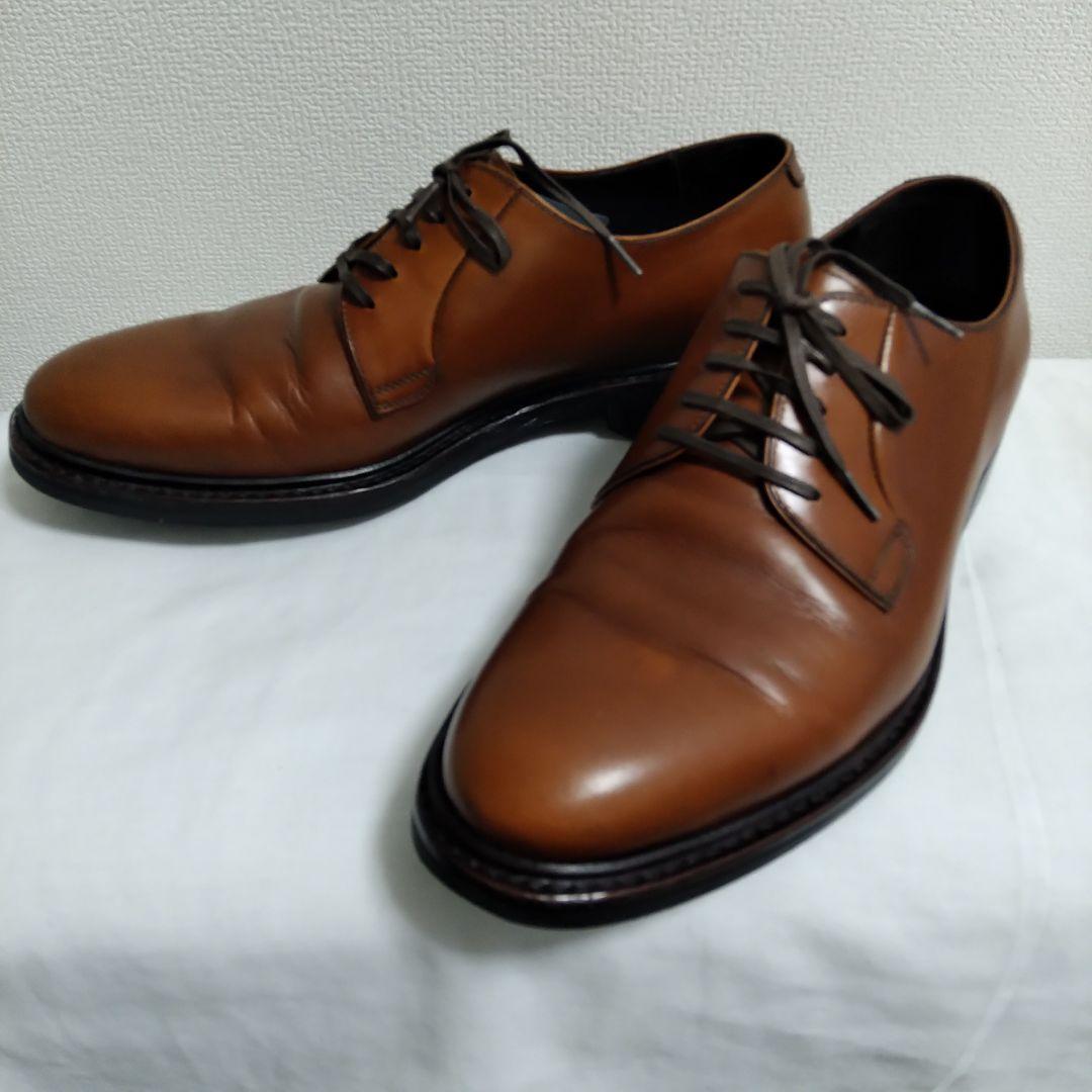 Jalan Sriwijaya 98651 プレーントゥ シューズ 茶　革靴