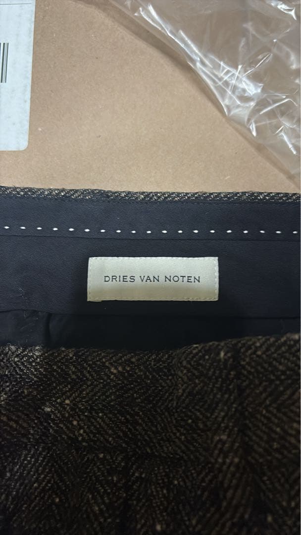 パンツ DRIES VAN NOTEN tweed pants
