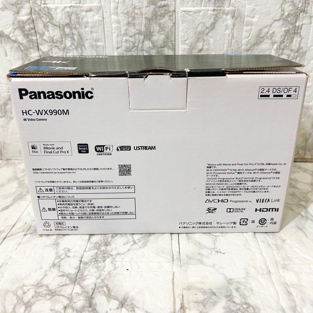 【動作品】Panasonic HC-WX990M 4K ビデオカメラ 動作確認済
