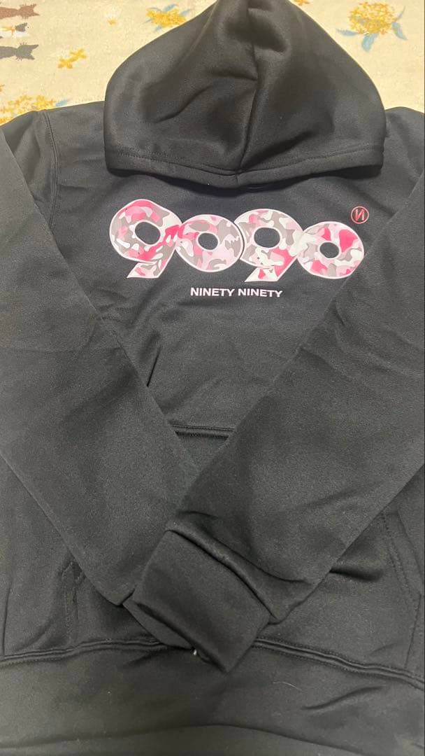 NINETY NINETY パーカーとパンツセット 黒