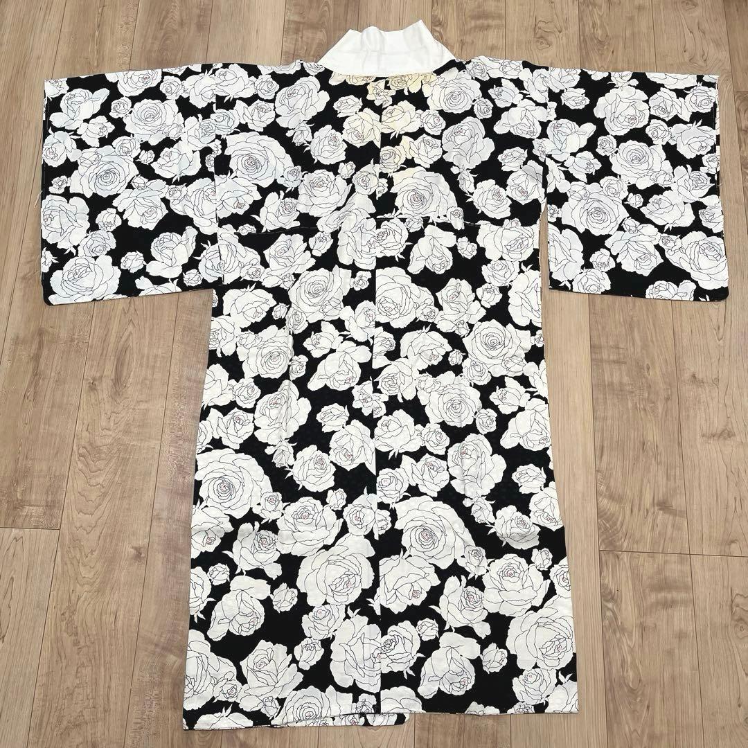 おしゃれな薔薇柄長襦袢