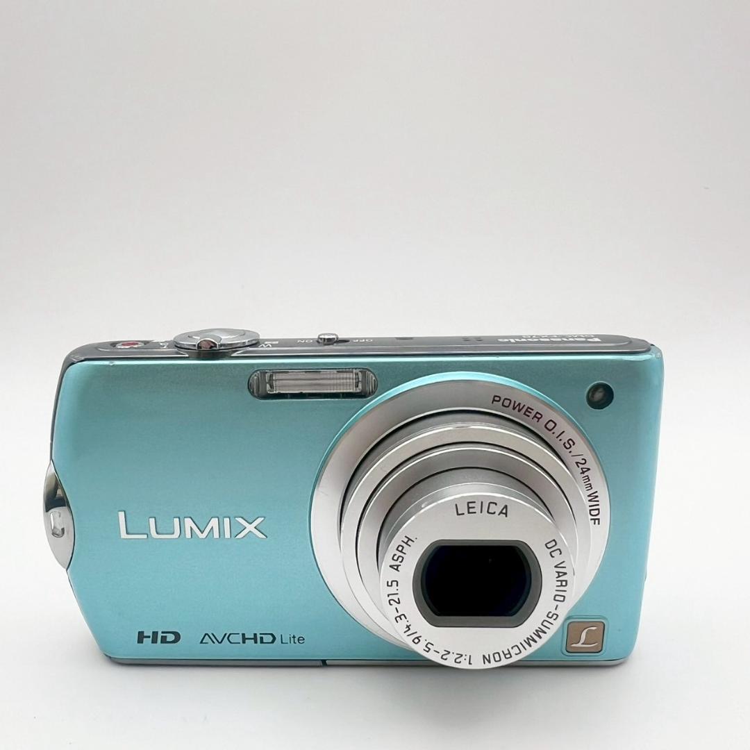 【完動品】Panasonic LUMIX DMC-FX70 コンデジ ブルー