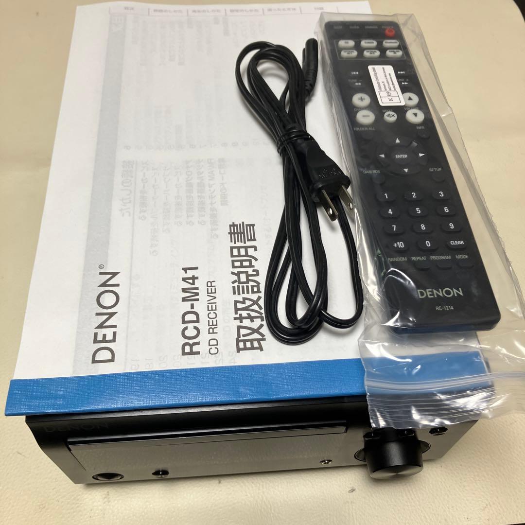 DENON CDレシーバー RCD-M41K 整備動作品 2024年製