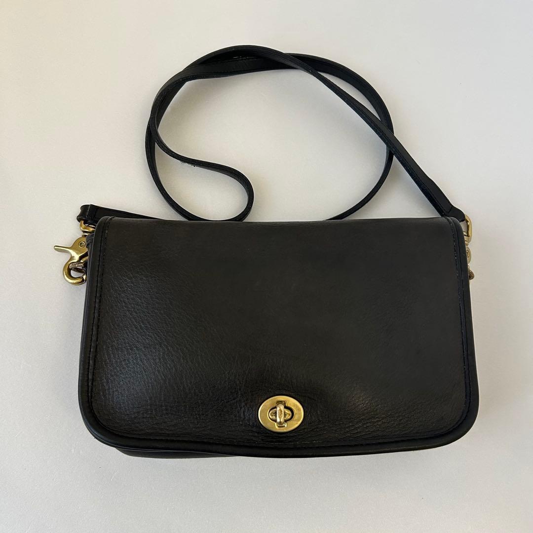 クリーニング済 old coach 9755 Pocket Purse 80s