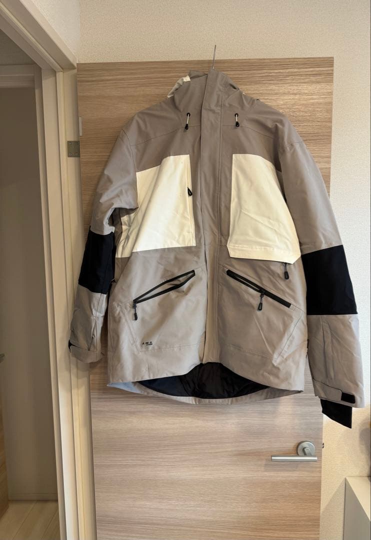 ICEPEAK 防水スキーウェア グレー ICEPEAK 防水スキーパンツ　黒