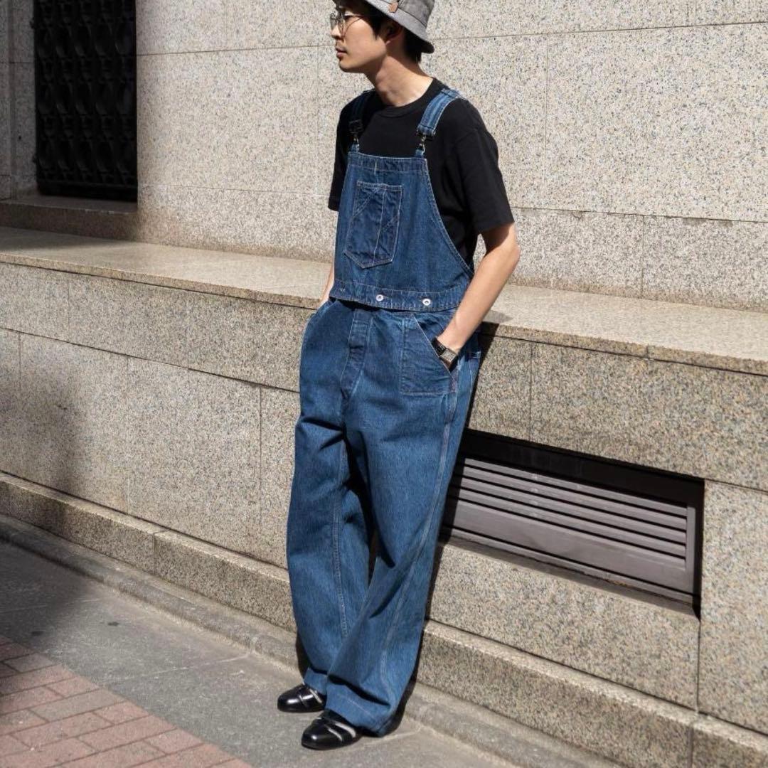 NICENESS D.ELMER オーバーオール デニム maatee