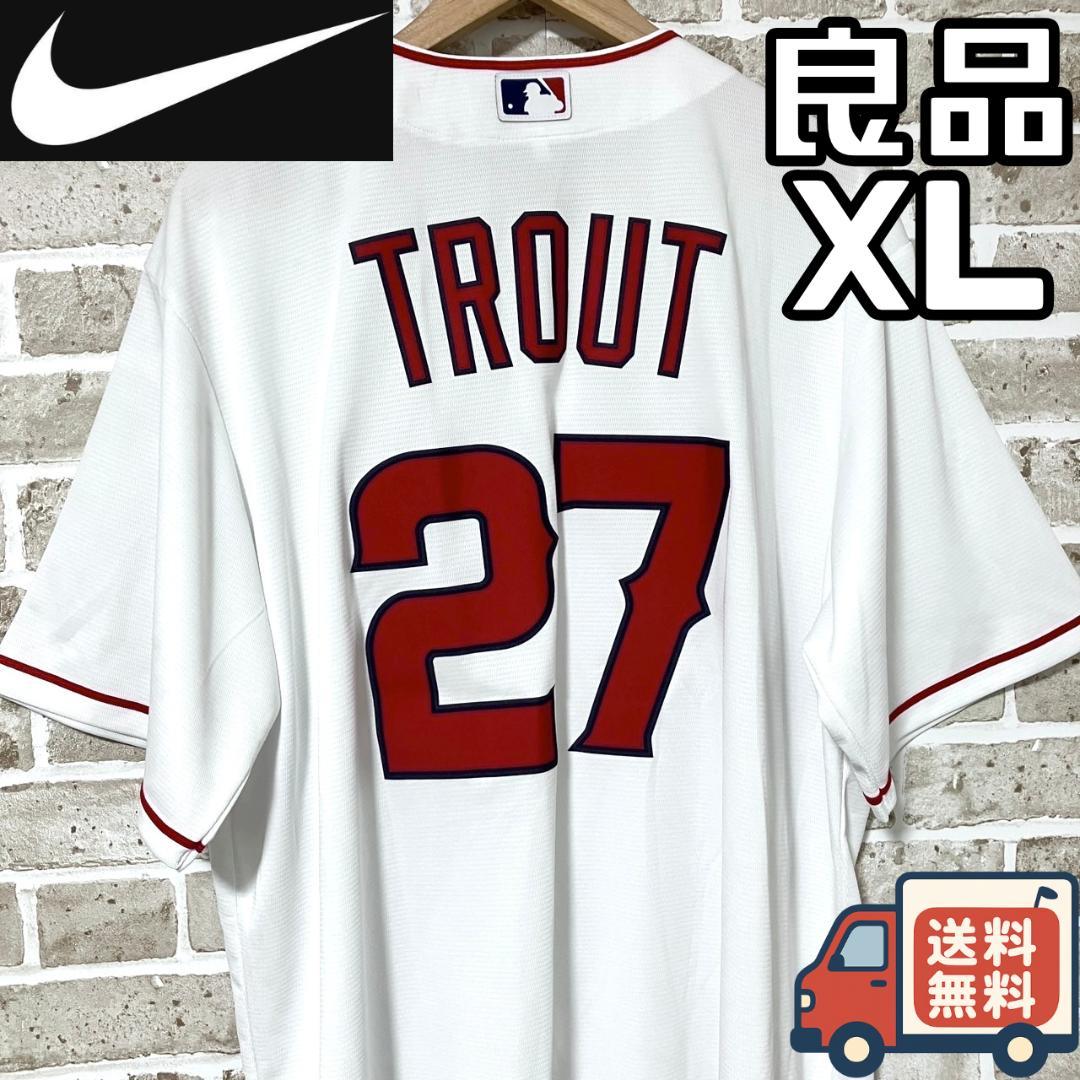 【24時間以内/匿名配】ナイキ エンゼルス マイク・トラウト ユニフォーム XL