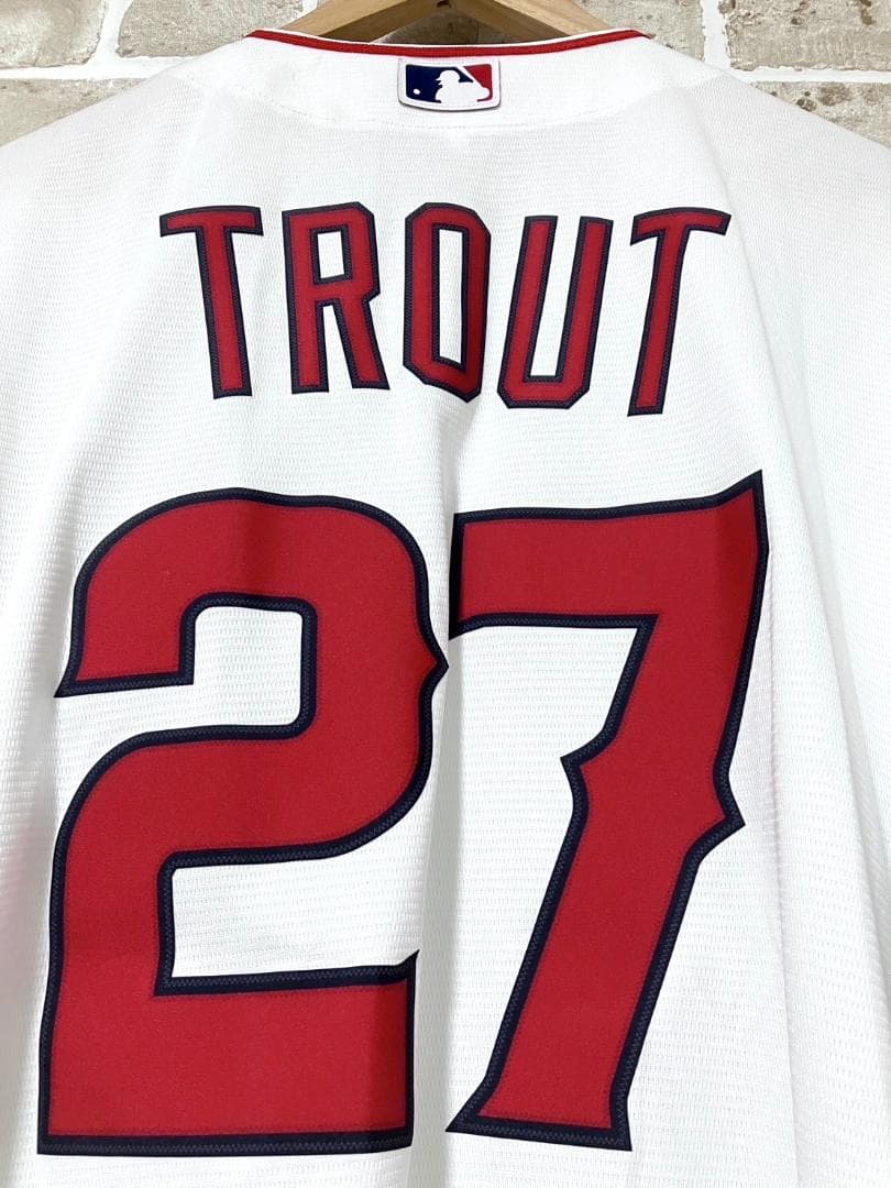 【24時間以内/匿名配】ナイキ エンゼルス マイク・トラウト ユニフォーム XL